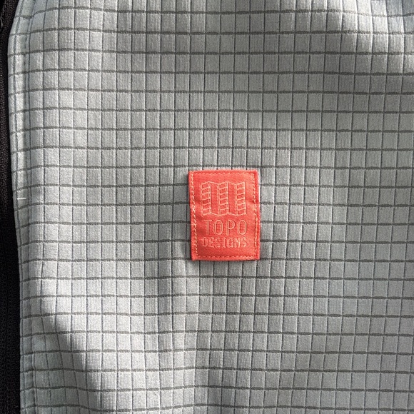 Topo Designs Checkered Jacket with Red Logo - Picture 2 of 4